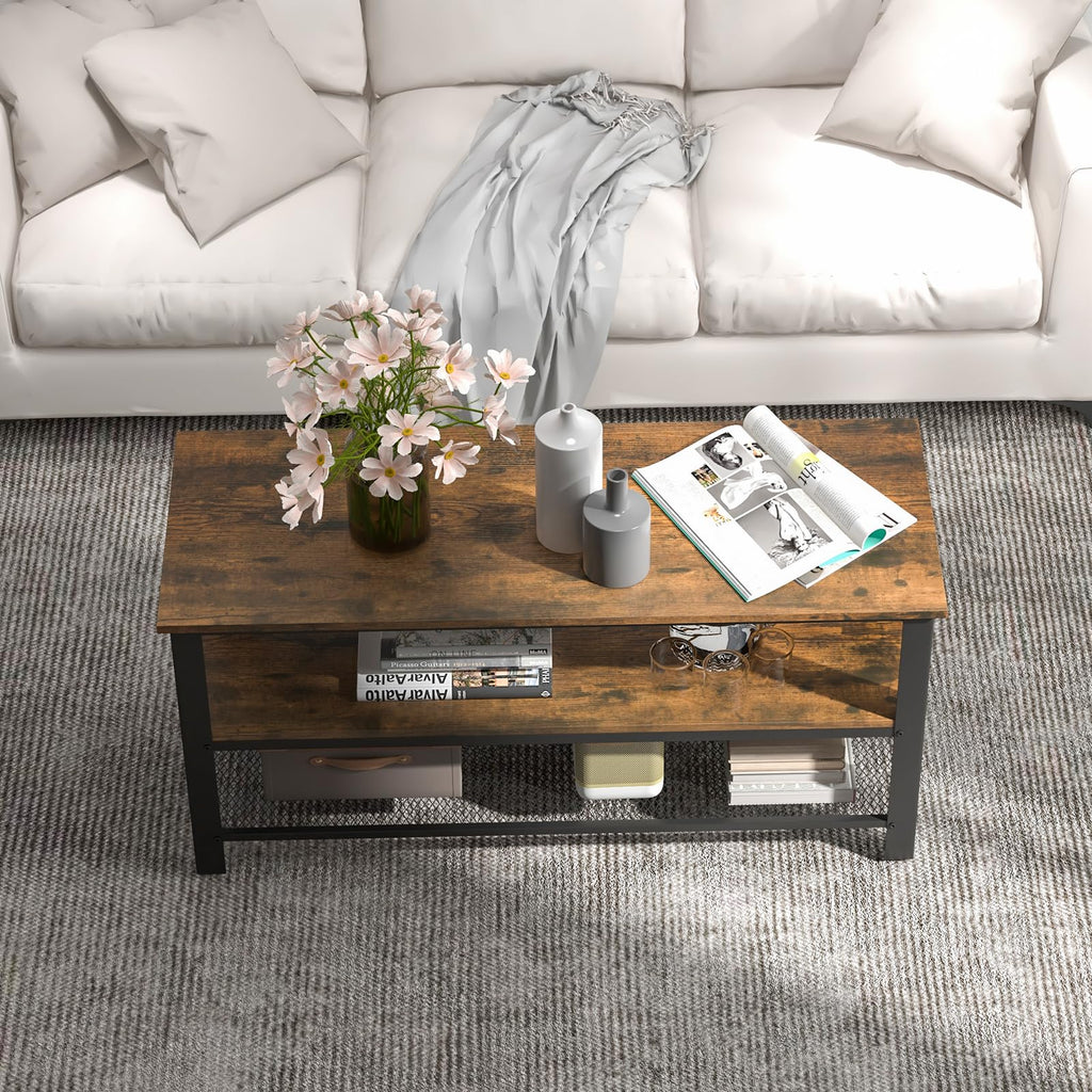 Small 3-Tier TV Stand with Power Outlets and USB Ports A107337