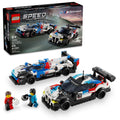 Buildable Race Car Toy Set with 2 Models and 2 Minifigures W363