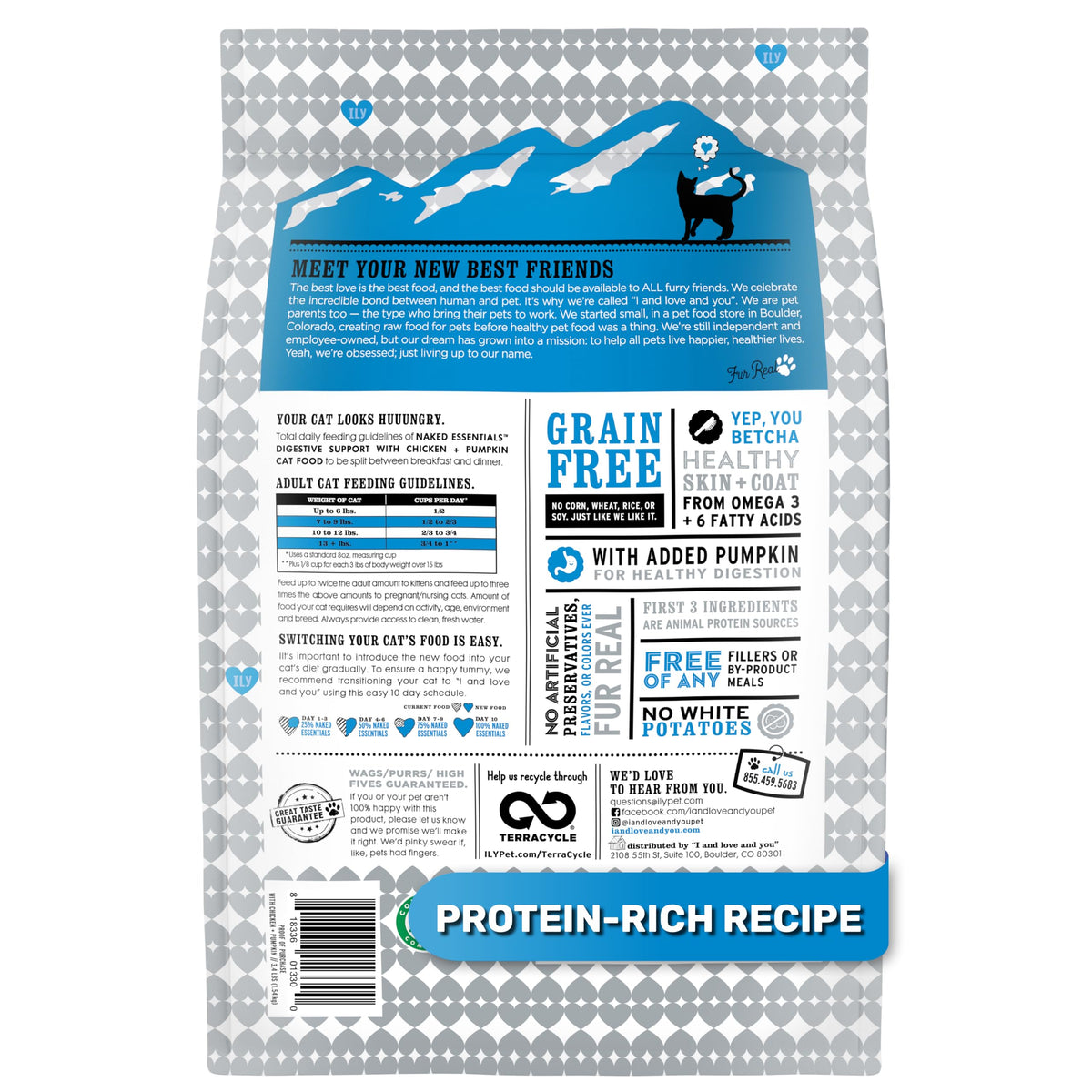 Grain Free Chicken Pumpkin Dry Cat Food Q85313