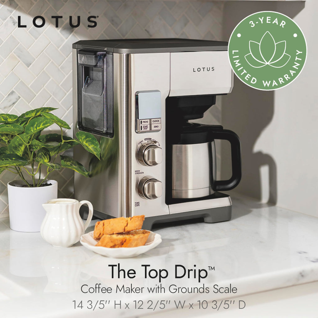Programmable 10-Cup Stainless Steel Coffee Maker I743