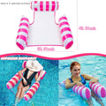 2 Pack Inflatable Pool Floats Chair Bed Hammock T7639
