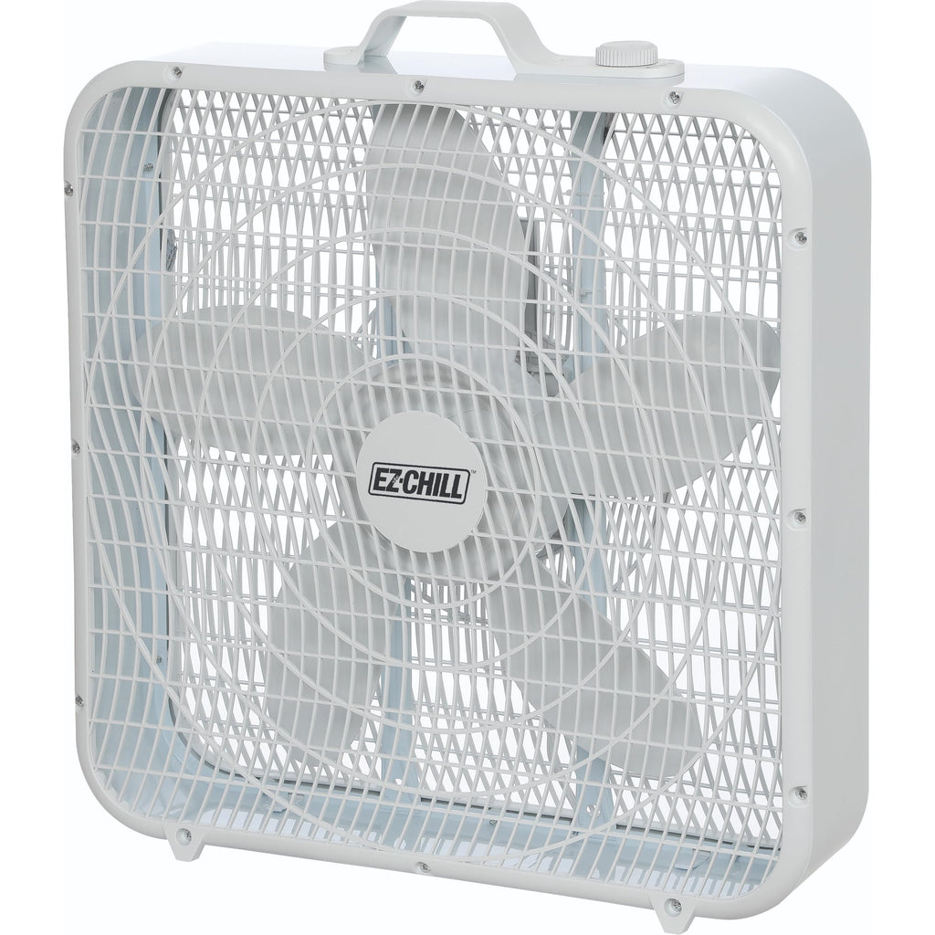 20-Inch Portable Box Fan with 3-Speed Control White B2854