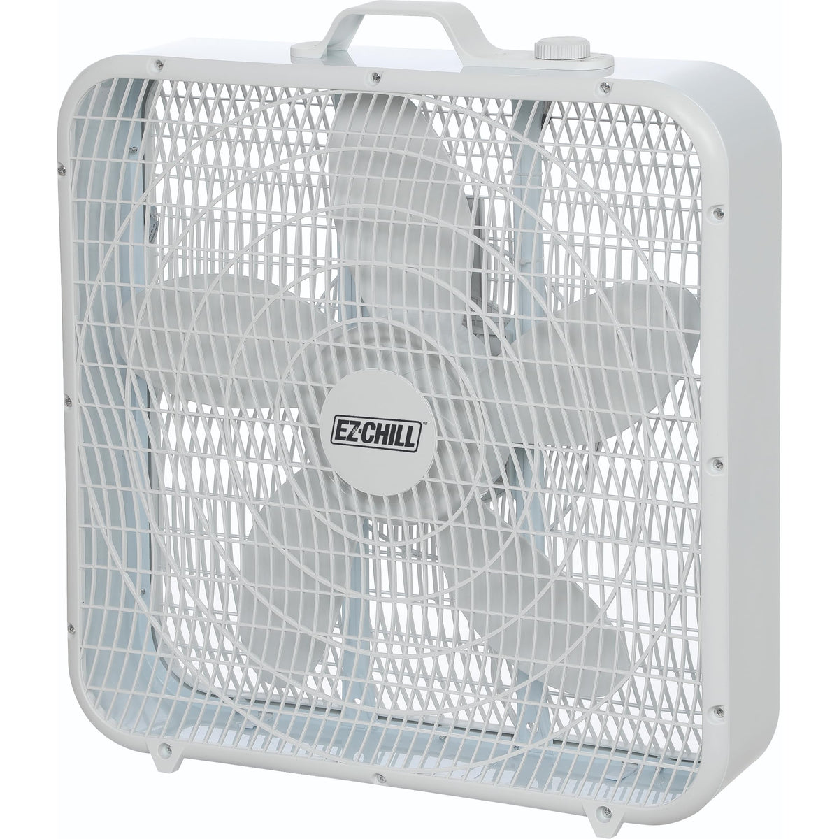 20-Inch Portable Box Fan with 3-Speed Control White B2854