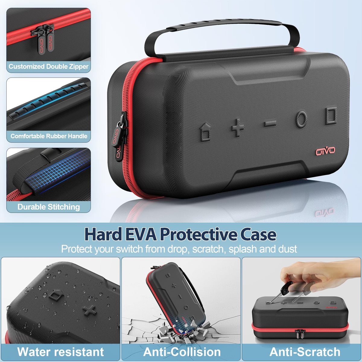 Switch OLED Carrying Case with 20 Games H534908