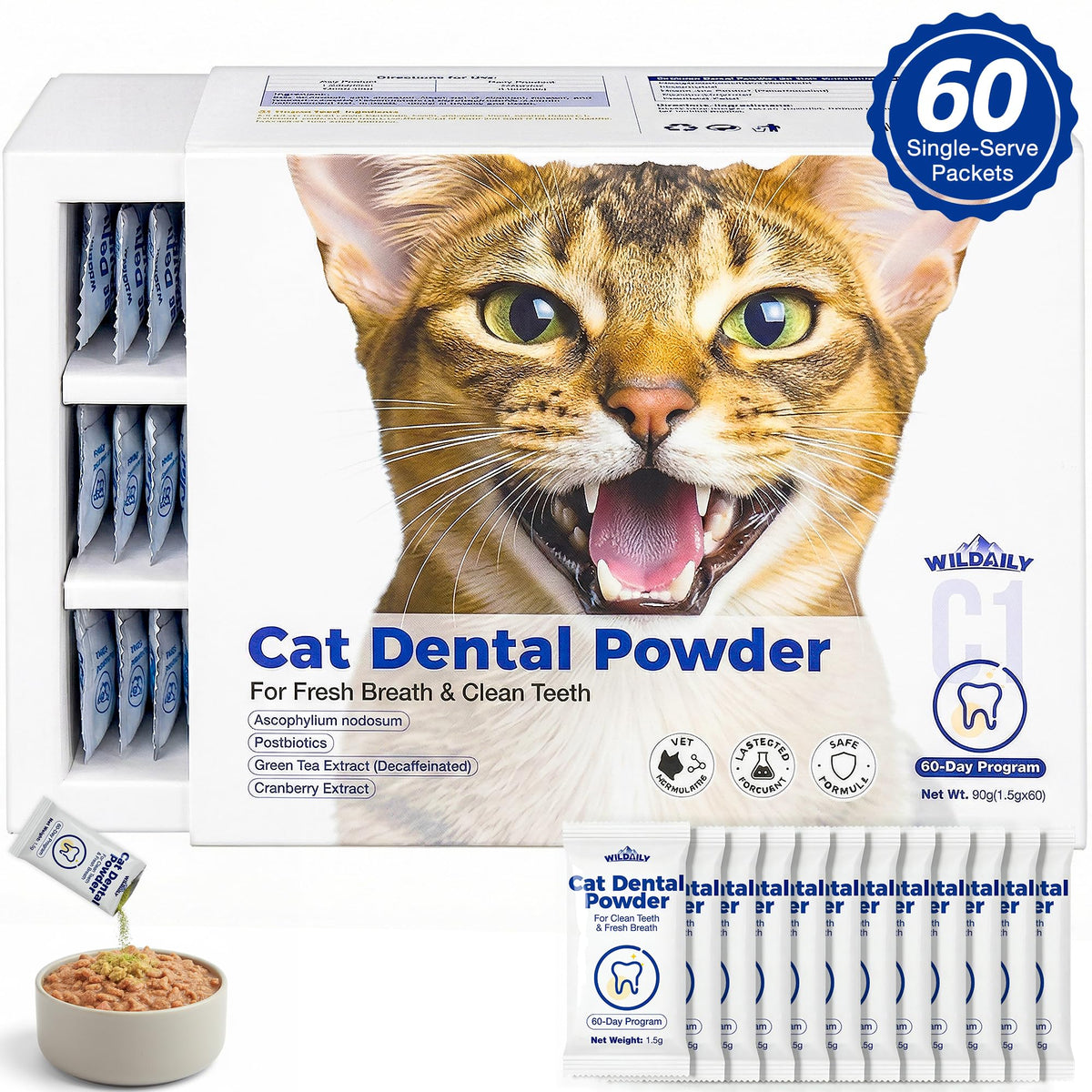 Cat Dental Powder 60 Pcs P99787