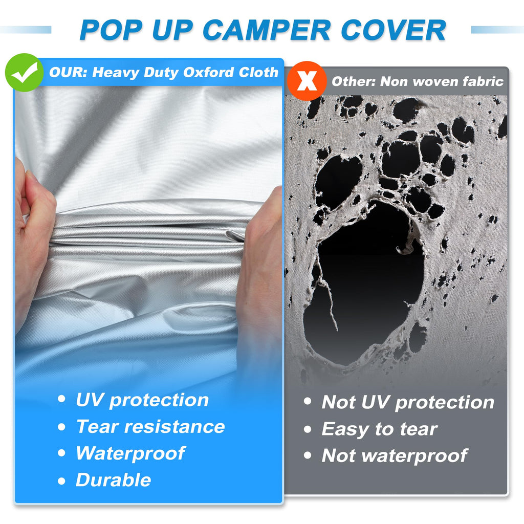14ft-16ft Waterproof Oxford Pop-Up Camper Cover K944272
