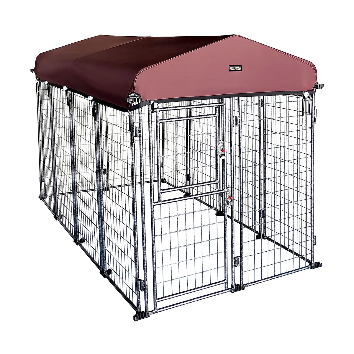 8' x 4' x 5' Outdoor Dog Kennel with Roof Cover P67102