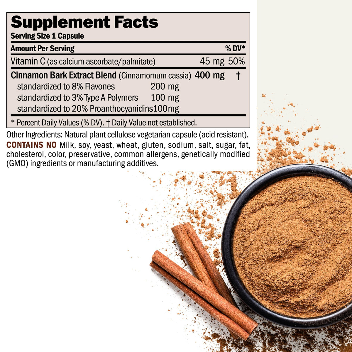 Cinnamon 400 mg 360 Capsules T88927