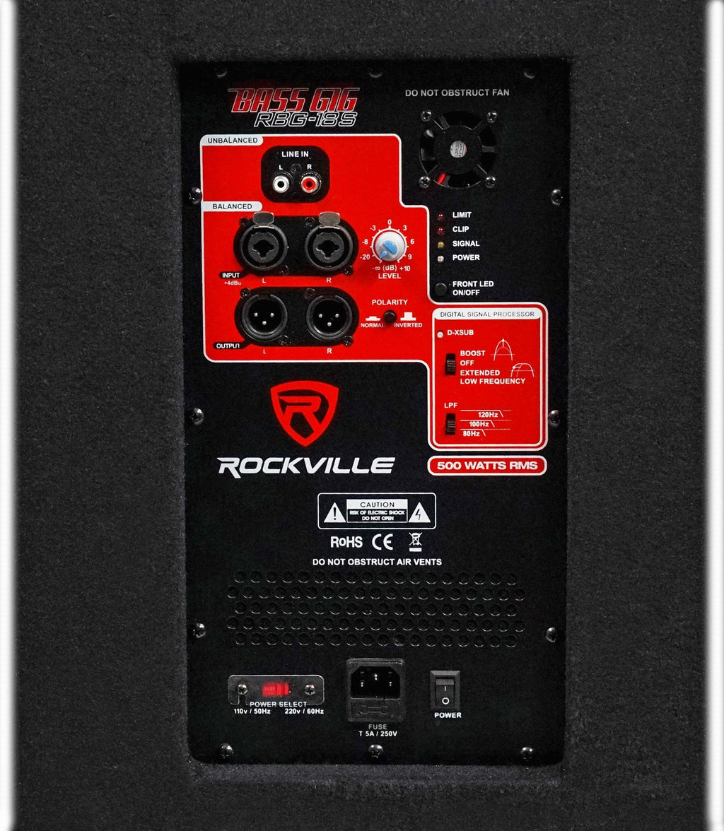 18" Active Powered PA Subwoofer K696508